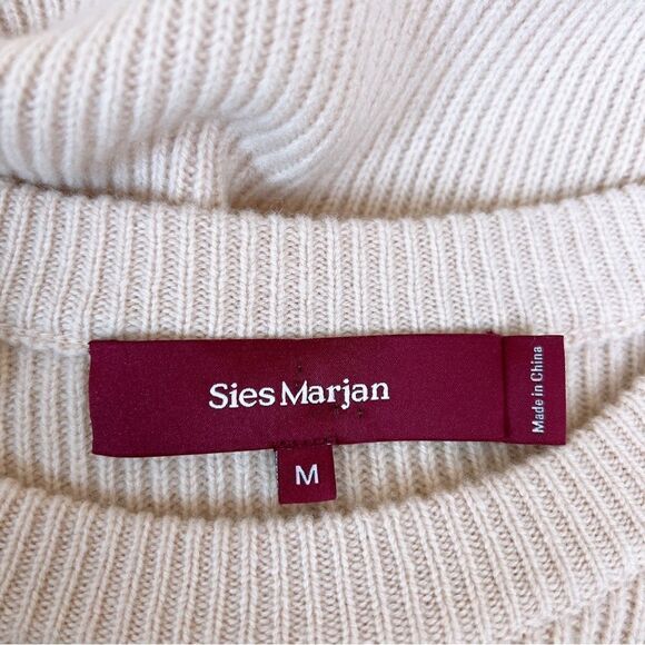 SIES MARJAN wool cashmere Layered Jumper In Pink - Picture 9 of 12